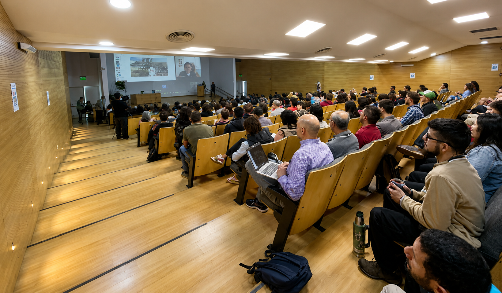 Auditorio de una edición anterior del Congreso Nacional de Arboricultura